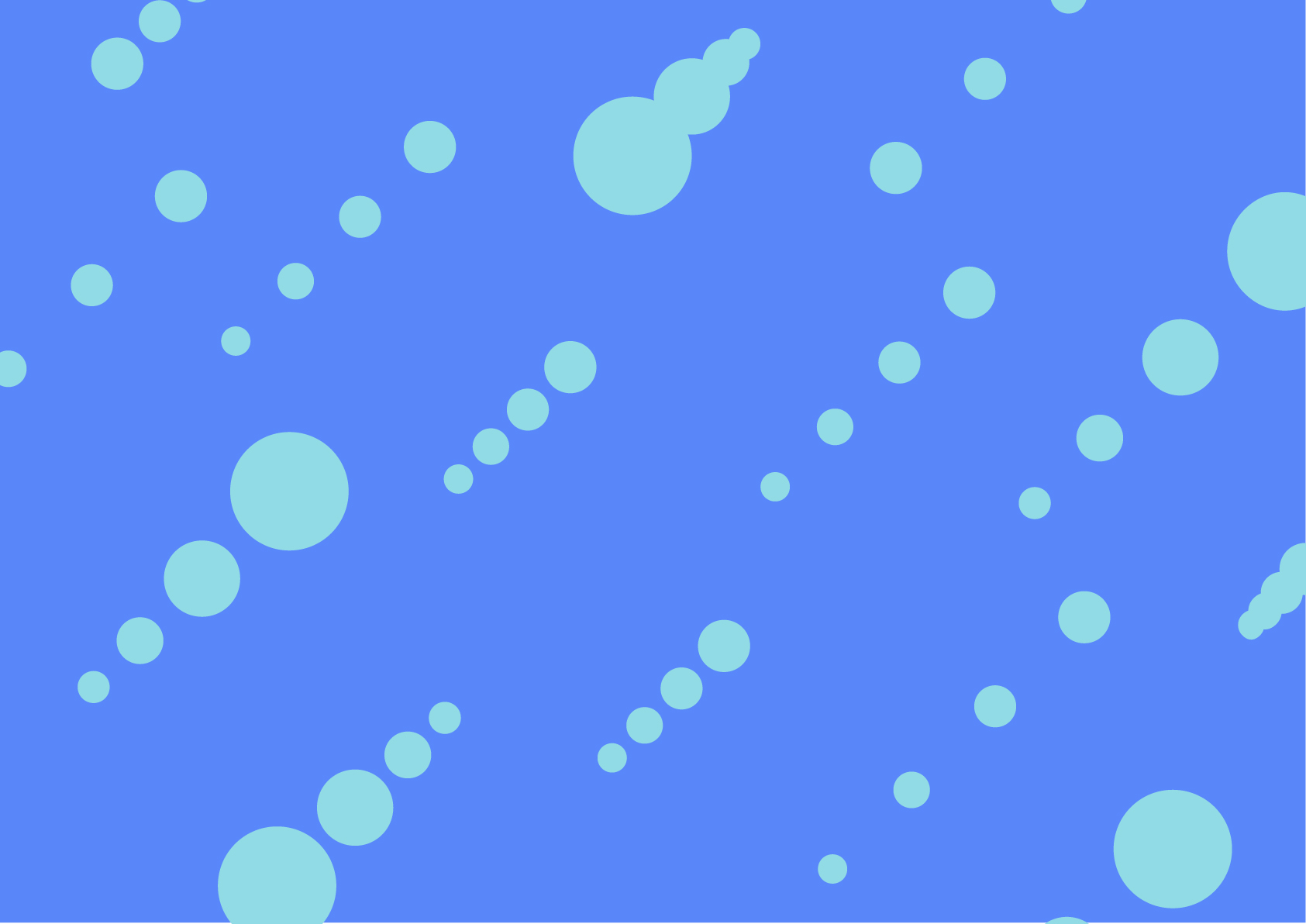 Dots blue sky blue
